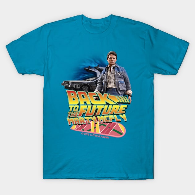 Back to the future movie. Marty Mcfly in time T-Shirt by SerenityByAlex